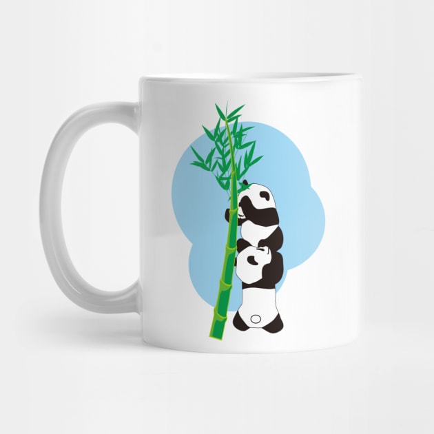 Panda and Bamboo 4 by Jack Wolfie Gallery